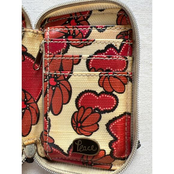 Vintage Sakroots Peace Bird Cell Phone Zipper Wallet wrist - Picture 4 of 5